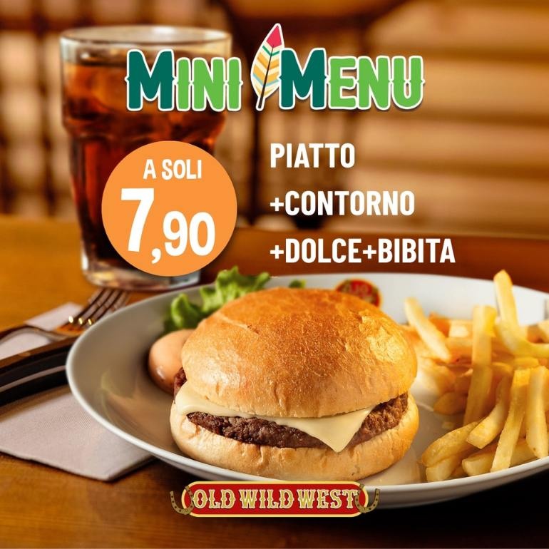 Mini menu, Maxi divertimento da Old Wild West